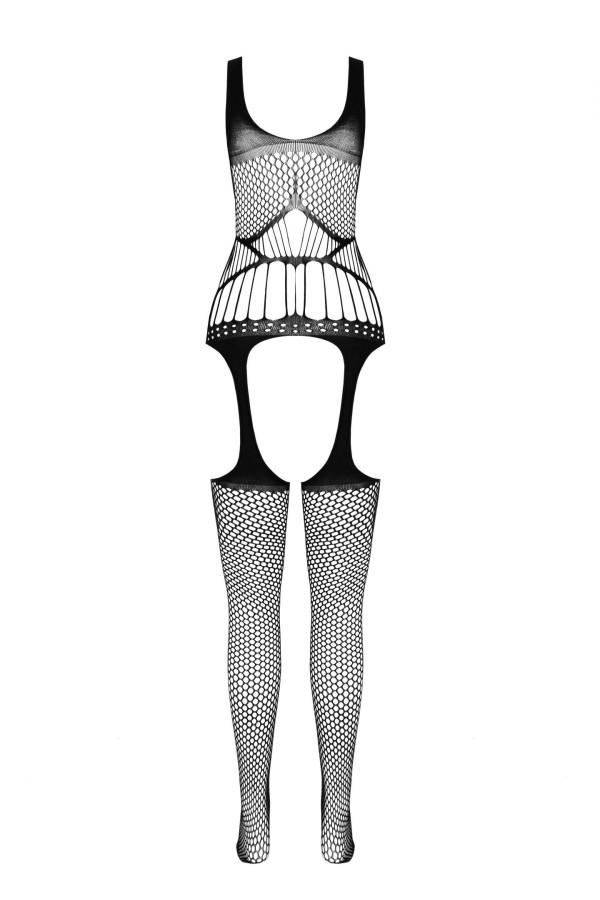 schwarzer ouvert Bodystocking BS106 von Passion kaufen | Fesselliebe
