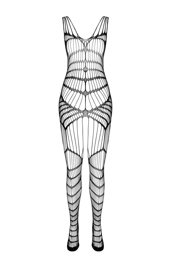 schwarzer ouvert Bodystocking BS102 von Passion kaufen | Fesselliebe