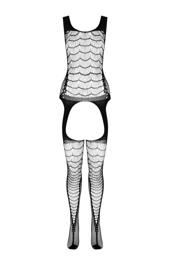 schwarzer ouvert Bodystocking BS104 kaufen | Fesselliebe