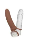 CALEXOTICS - MAXX THICK DUAL PENETRATOR 10 VIBRATIONEN BRAUN