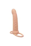 CALEXOTICS - MAXX RIBBED DUAL PENETRATOR 10 VIBRATIONEN FLEISCH