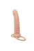 CALEXOTICS - MAXX RIBBED DUAL PENETRATOR 10 VIBRATIONEN FLEISCH