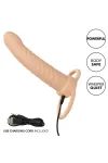 CALEXOTICS - MAXX RIBBED DUAL PENETRATOR 10 VIBRATIONEN FLEISCH