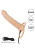 CALEXOTICS - MAXX RIBBED DUAL PENETRATOR 10 VIBRATIONEN FLEISCH