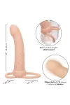 CALEXOTICS - MAXX RIBBED DUAL PENETRATOR 10 VIBRATIONEN FLEISCH