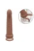 CALEXOTICS - MAXX RIBBED DUAL PENETRATOR 10 VIBRATIONEN BRAUN