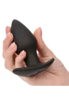 CALEXOTICS - ROCK BOTTOM PERFECT ANAL PLUG 10 VIBRATIONEN SILIKON SCHWARZ