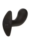 CALEXOTICS - ROCK BOTTOM CURVED ANAL PLUG 10 VIBRATIONEN SILIKON SCHWARZ