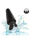 CALEXOTICS - ROCK BOTTOM TAPERED ANAL PLUG 10 VIBRACIONES SILIKON SCHWARZ