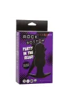 CALEXOTICS - ROCK BOTTOM ANAL PLUG MIT PERLEN 10 VIBRATIONEN SILIKON SCHWARZ