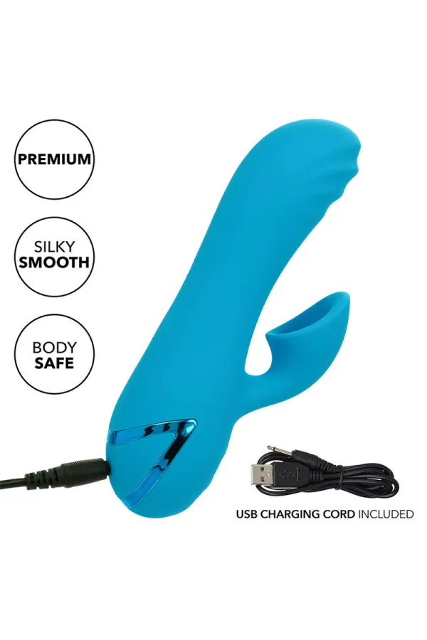 CALEXOTICS - SUNSET BEACH SEDUCER VIBRATOR & STIMULATOR 10 FUNKTIONEN BLAU