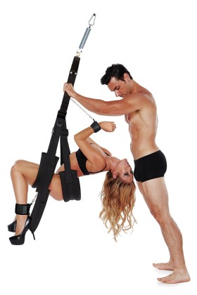 Bondage Pleasure Swing Black Liebesschaukel von Whipsmart kaufen | Fesselliebe