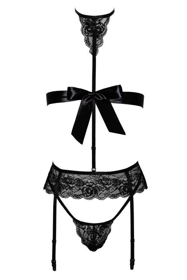 KISS244 4-teiliges Set aus Spitze kaufen | Fesselliebe