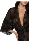 KISS245 Negligee aus Netz und Spitze