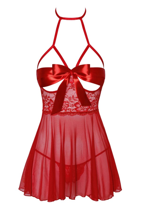 KISS247 Negligee aus Netz und Spitze kaufen | Fesselliebe