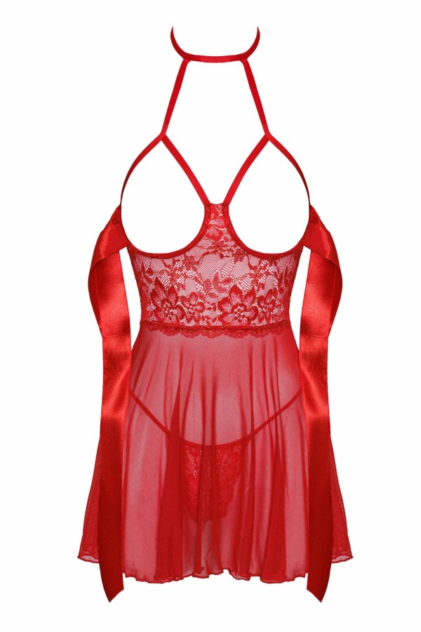 KISS247 Negligee aus Netz und Spitze kaufen | Fesselliebe