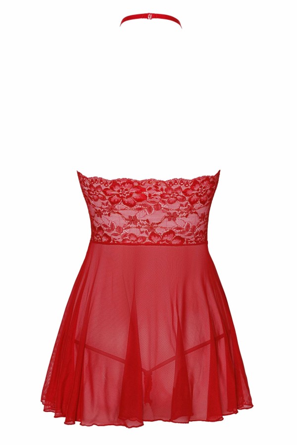 KISS247 Negligee aus Netz und Spitze kaufen | Fesselliebe