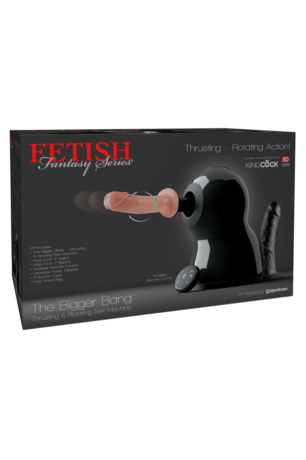 The Bigger Bang Stoß- und Rotations-Sexmaschine Schwarz von Pipedream Fetish Fantasy Series kaufen | Fesselliebe