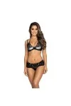 ♥ BH schwarz-silber V-9481 von Axami ♥