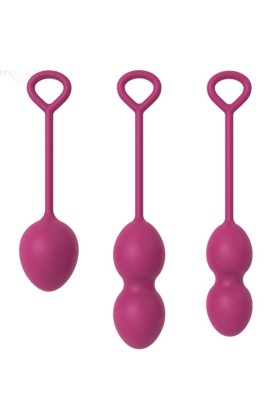 Anabiosis Vaginalhantel 3 Ebenen Burgund von Armony Wearables kaufen | Fesselliebe