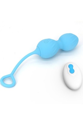 Blossoms Vaginal Hantel Vibration mit Fernbedienung 10 Vibrationen Blau von Armony Vibrators kaufen | Fesselliebe