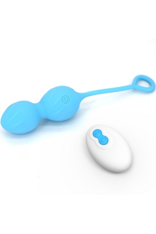 Blossoms Vaginal Hantel Vibration mit Fernbedienung 10 Vibrationen Blau von Armony Vibrators kaufen | Fesselliebe