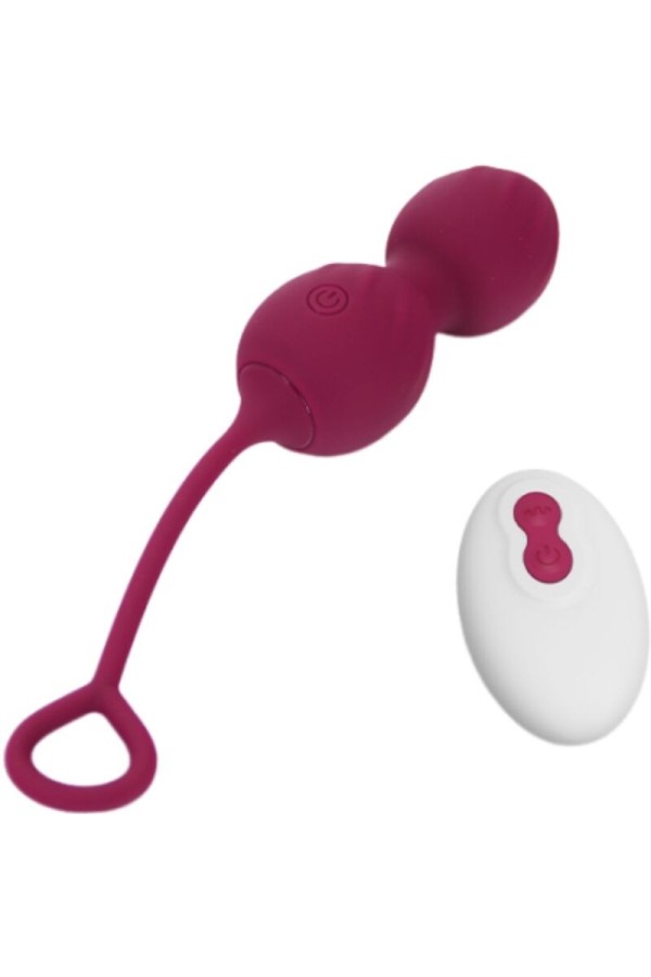 Blossoms Vaginal Hantel Vibration mit Fernbedienung 10 Vibrationen Dunkelrot von Armony Vibrators kaufen | Fesselliebe