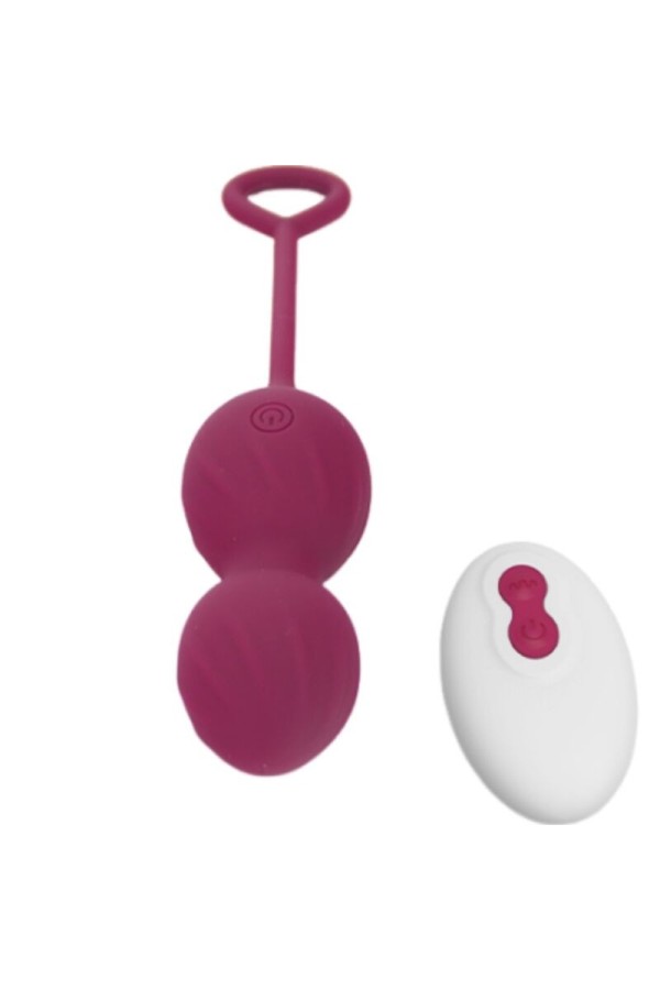 Blossoms Vaginal Hantel Vibration mit Fernbedienung 10 Vibrationen Dunkelrot von Armony Vibrators kaufen | Fesselliebe