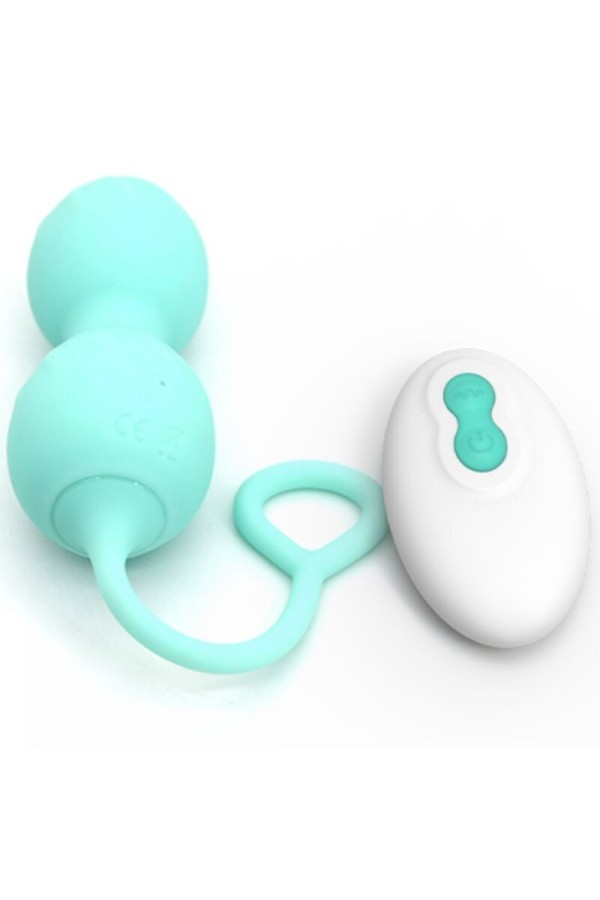 Blossoms Vaginal Hantel Vibration mit Fernbedienung 10 Vibrationen Grün von Armony Vibrators kaufen | Fesselliebe