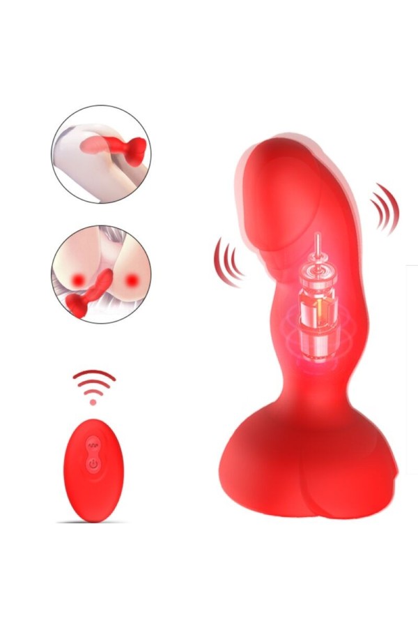 Extreme A Bloom Rose Vibrator & Analstecker mit Fernbedienung Rot von Armony Anal kaufen | Fesselliebe