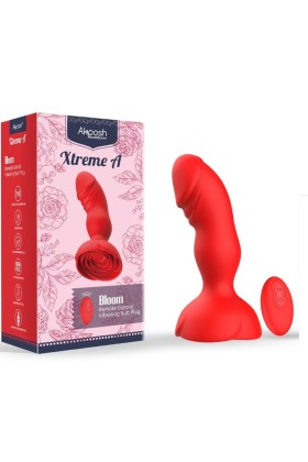 Extreme A Bloom Rose Vibrator & Analstecker mit Fernbedienung Rot von Armony Anal kaufen | Fesselliebe