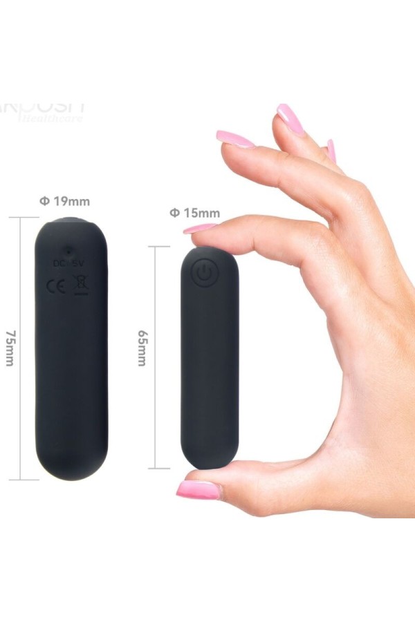 Splash Haha Vibrator Bullet Silikon 10 Vibrationen 75 X 19 cm Schwarz von Armony Stimulators kaufen | Fesselliebe