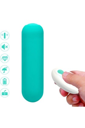 Splash Joie Vibrator Bullet Silikon mit Fernbedienung 10 Vibrationen 75 X 19 cm Grün von Armony Stimulators kaufen | Fesselliebe
