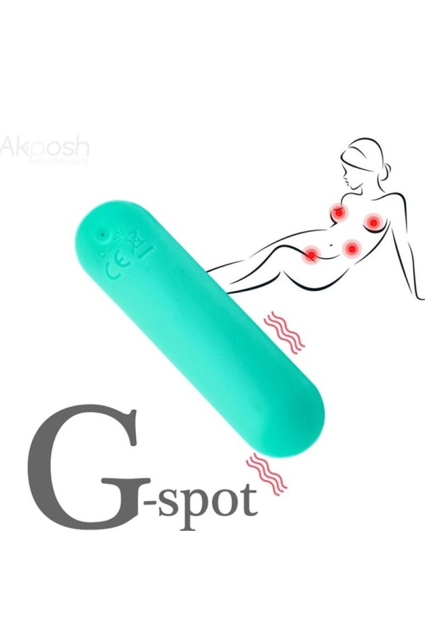 Splash Joie Vibrator Bullet Silikon mit Fernbedienung 10 Vibrationen 75 X 19 cm Grün von Armony Stimulators kaufen | Fesselliebe