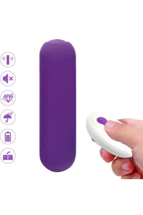 Splash Joie Vibrator Bullet Silikon mit Fernbedienung 10 Vibrationen 75 X 19 cm Lila von Armony Stimulators kaufen | Fesselliebe