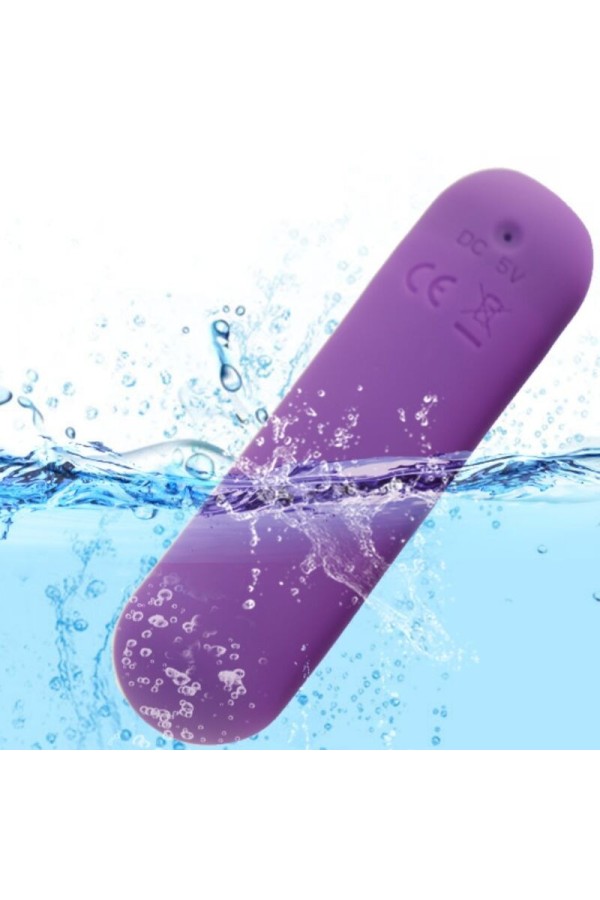 Splash Joie Vibrator Bullet Silikon mit Fernbedienung 10 Vibrationen 75 X 19 cm Lila von Armony Stimulators kaufen | Fesselliebe