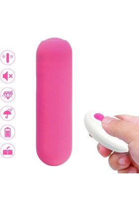 Splash Joie Vibrator Bullet Silikon mit Fernbedienung 10 Vibrationen 75 X 19 cm Rosa von Armony Stimulators kaufen | Fesselliebe