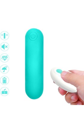 Splash Joline Vibrator Bullet Silikon mit Fernbedienung 10 Vibrationen 65 X 15 cm Grün von Armony Stimulators kaufen | Fesselliebe