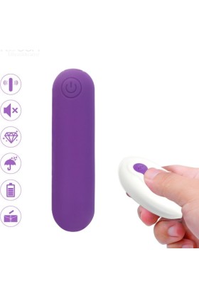 Splash Joline Vibrator Bullet Silikon mit Fernbedienung 10 Vibrationen 6.5 X 1.5 cm Lila von Armony Stimulators kaufen | Fesselliebe