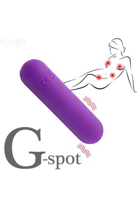 Splash Joline Vibrator Bullet Silikon mit Fernbedienung 10 Vibrationen 6.5 X 1.5 cm Lila von Armony Stimulators kaufen | Fesselliebe