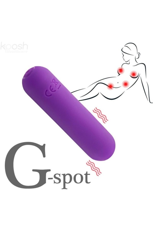 Splash Joline Vibrator Bullet Silikon mit Fernbedienung 10 Vibrationen 6.5 X 1.5 cm Lila von Armony Stimulators kaufen | Fesselliebe
