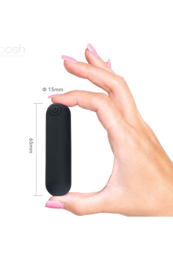 Splash Joline Vibrator Bullet Silikon mit Fernbedienung 10 Vibrationen 65 X 15 cm Schwarz von Armony Stimulators kaufen | Fesselliebe
