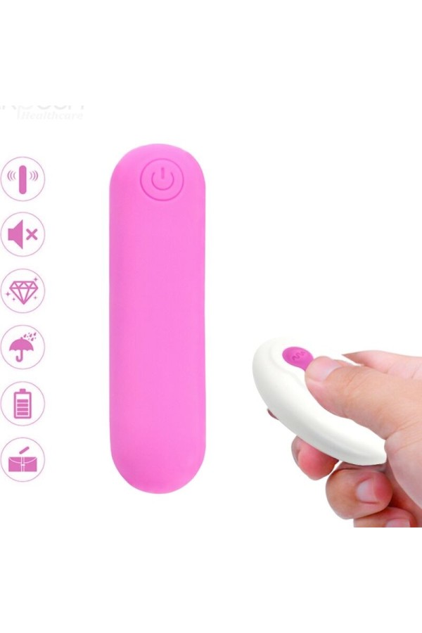 Splash Joline Vibrator Bullet Silikon mit Fernbedienung 10 Vibrationen 65 X 15 cm Rosa von Armony Stimulators kaufen | Fesselliebe