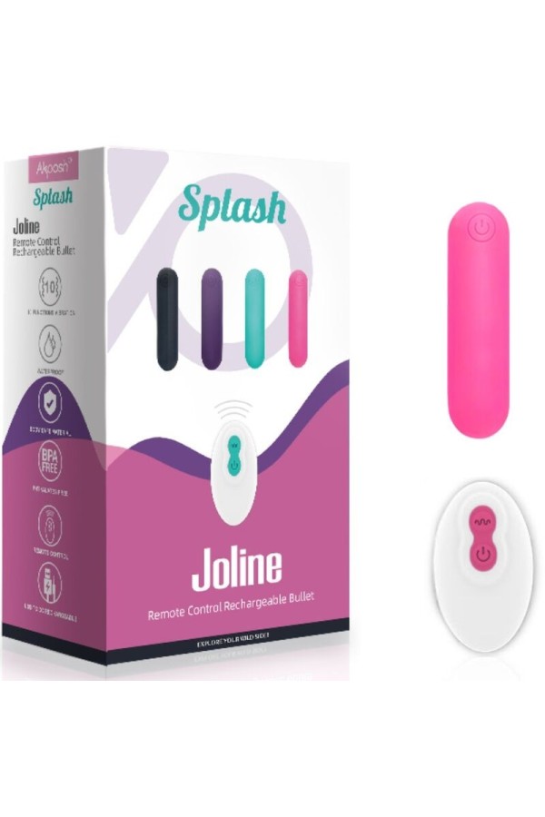 Splash Joline Vibrator Bullet Silikon mit Fernbedienung 10 Vibrationen 65 X 15 cm Rosa von Armony Stimulators kaufen | Fesselliebe