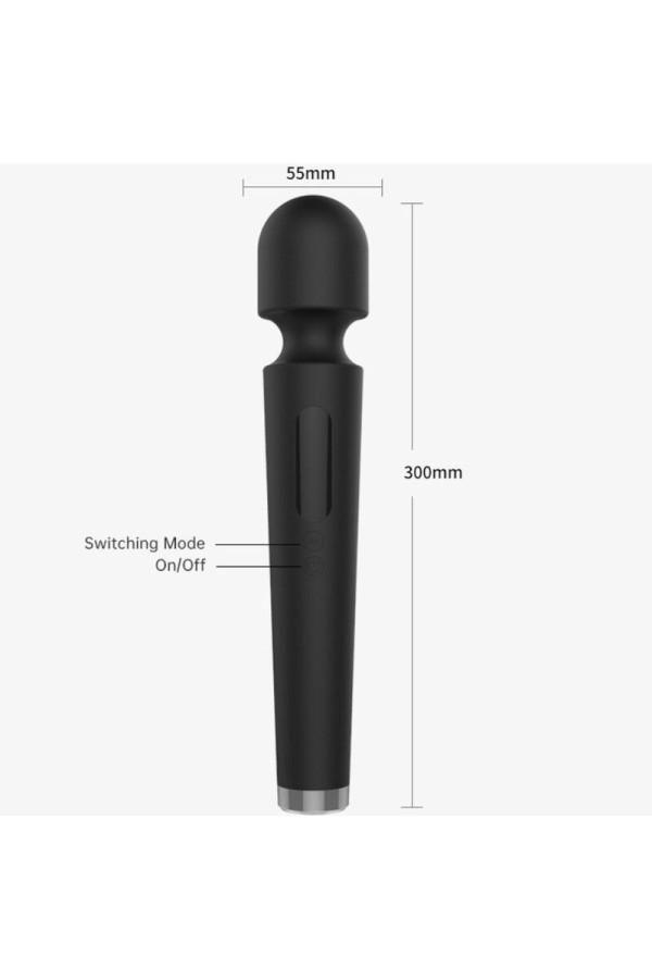 X Power Grosser Massager & Vibrator 7 Vibrationen Schwarz von Armony Massagers kaufen | Fesselliebe