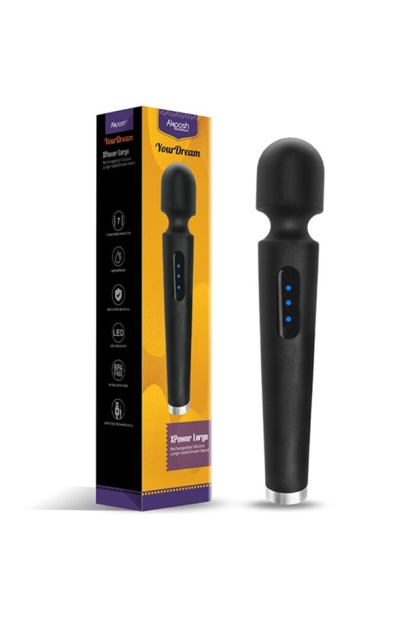 X Power Grosser Massager & Vibrator 7 Vibrationen Schwarz von Armony Massagers kaufen | Fesselliebe