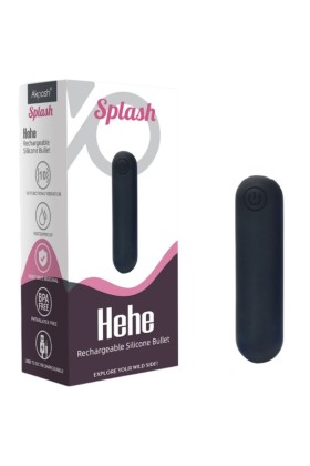 Plash Hehe Vibrator Bullet Silikon 10 Vibrationen 65 X 15 cm Schwarz von Armony Stimulators kaufen | Fesselliebe