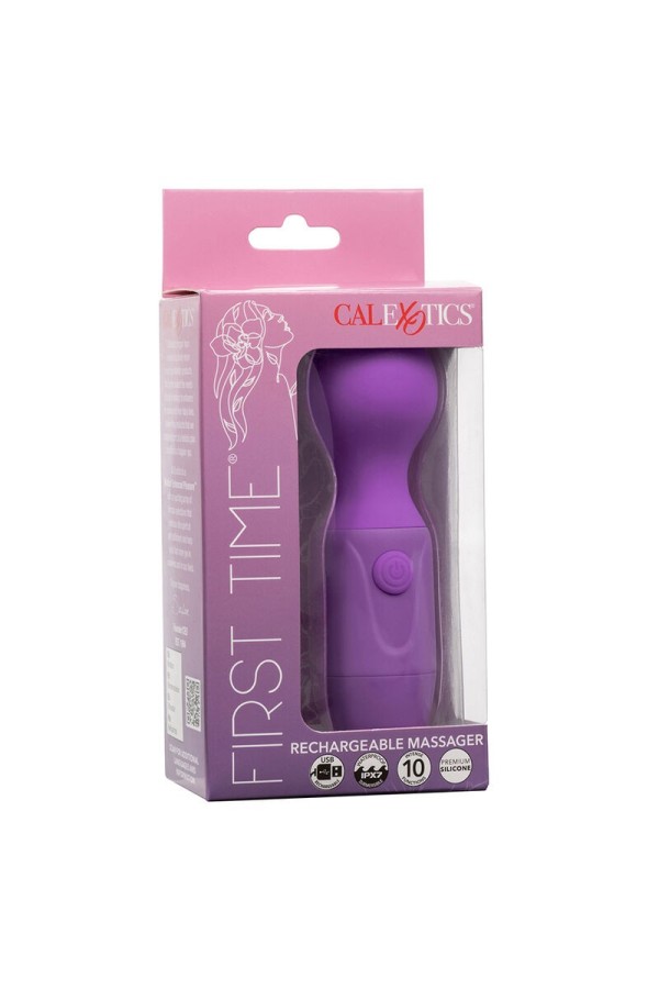 First Time wiederaufladbares Massagerät 10 Vibrationen Lila von Calexotics kaufen | Fesselliebe