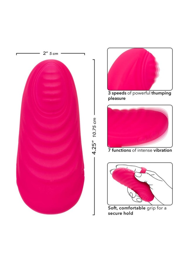 Envy Handmassager mit Rollball, 7 Vibrationen, Rosa von Calexotics kaufen | Fesselliebe
