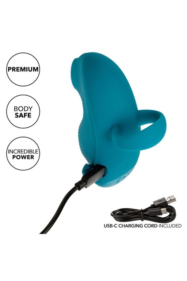 Envy Handrolling-Ball-Massager 7 Vibrationen Blau von Calexotics kaufen | Fesselliebe